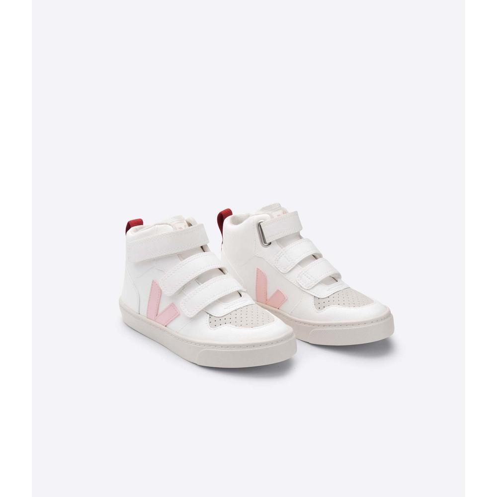 Veja V-10 MID Kids' High Tops White | CA 701FDN